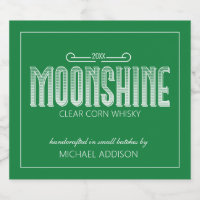 Moonshine Food and Beverage Label Set