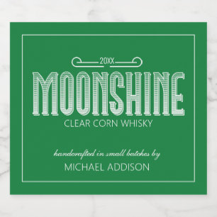 Moonshine Food and Beverage Label Set