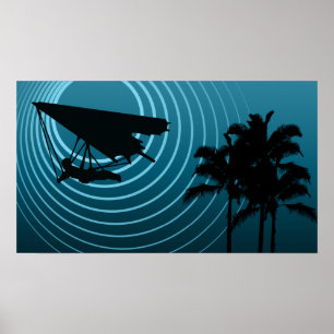 moonshine hang gliding poster