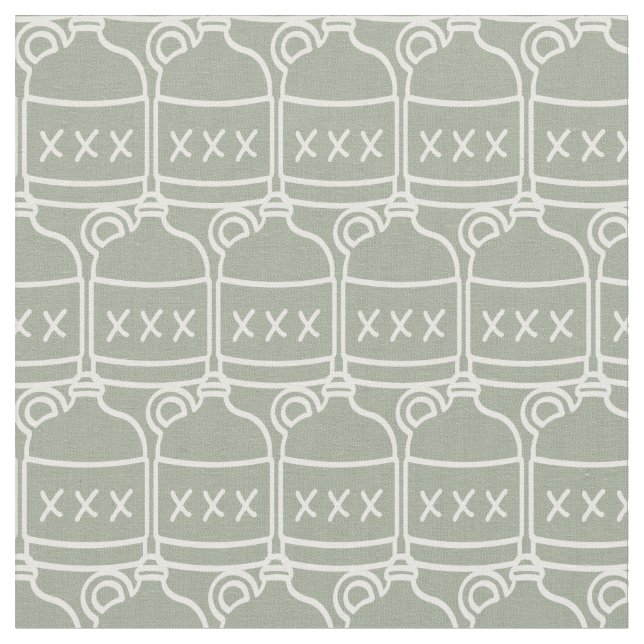 Moonshine Jug Outline Fabric (Close Up)