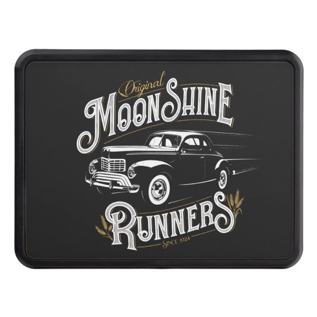 Moonshine Runners Trailer Hitch Cover (Front)