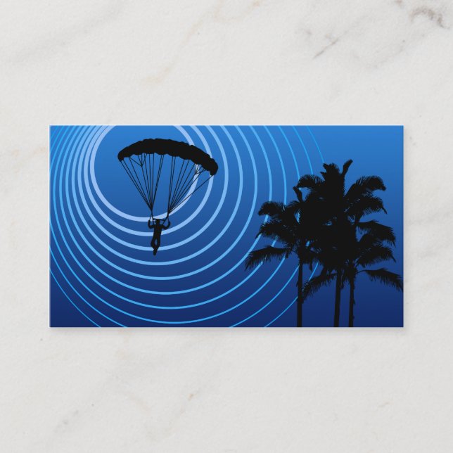 moonshine sky diving business card (Front)