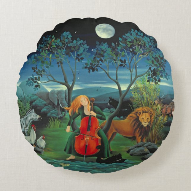 Moonshine Sonata 2006 Round Pillow (Front)