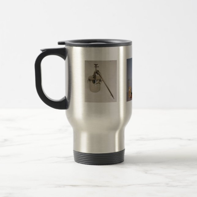 Moonshine stills travel mug (Left)