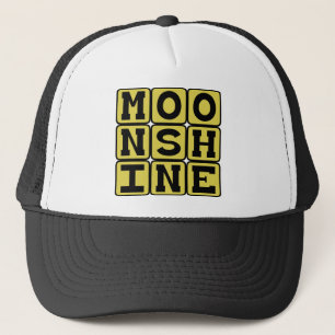 Moonshine, Strong Liquor Trucker Hat