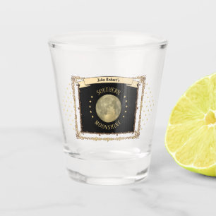 Moonshine with your name or initials shot glass