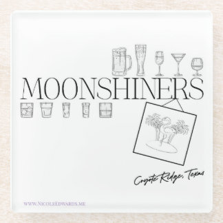 Moonshiners Glass Coaster