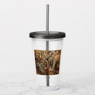 Moonshiners Making White Lightning Whiskey Liquor Acrylic Tumbler