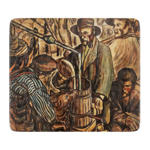 Moonshiners Making White Lightning Whiskey Liquor Cutting Board