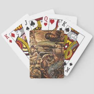 Moonshiners Making White Lightning Whiskey Liquor Playing Cards