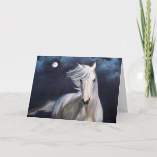 "Moonsilver" Horse Greeting Card