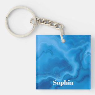 Moonstone Blue- Keychain