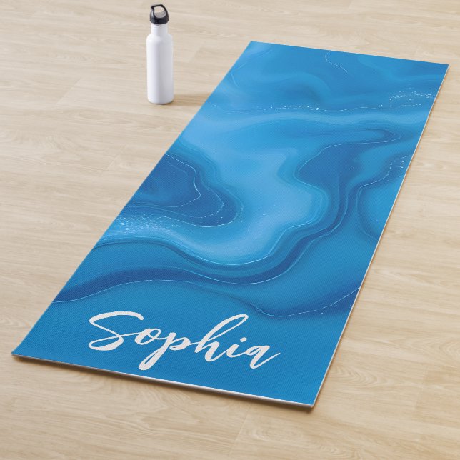 Moonstone Blue Yoga Mat (In Situ)