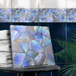 Moonstone  Mosaic Cells Abstract Tile<br><div class="desc">This gorgeous tile is part of my Moonstone Magic collection, featuring stunning shimmering moonstone textures. Use it to create stunning look in the bathroom or shower - accent tile mosaic behind the mixer or bathtub for example, or use them for crafts - tiled table or tile mirror frame. Just so...</div>