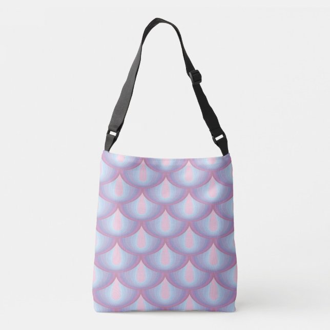 Moonstone Scales Crossbody Bag (2 Sizes) (Back)