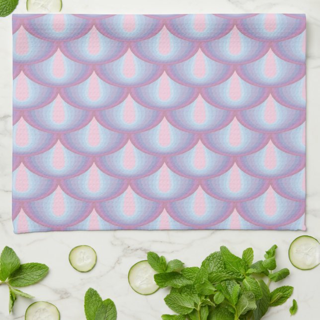 Moonstone Scales Serviette de cuisine (Plié)
