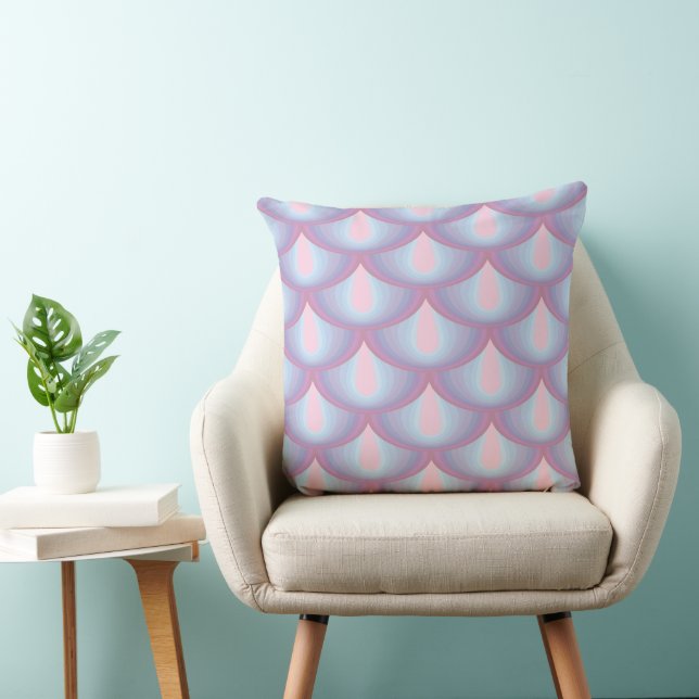 Moonstone Scales Throw Pillow (Chair)