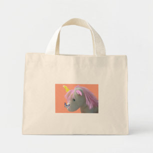 Moonstone the Unicorn Mini Tote Bag