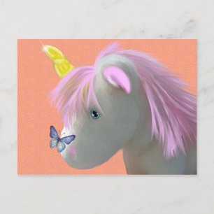 Moonstone the unicorn postcard
