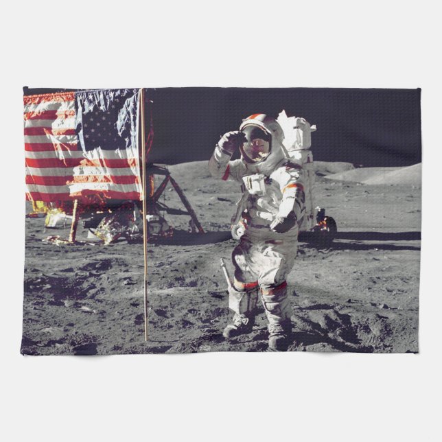 Moonwalk Apollo 17 Kitchen Towel (Horizontal)
