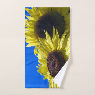 Moonwalker Sunflowers reaching for the sky Hand Towel