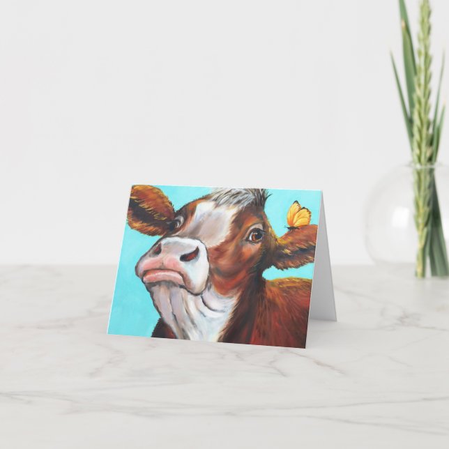 Mooo ! Cartes pour notes vides (Devant)