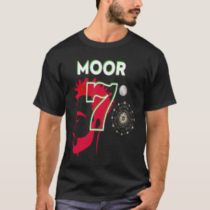 Moor  Allah 7 Proud Moors Moroccan Flag T-Shirt
