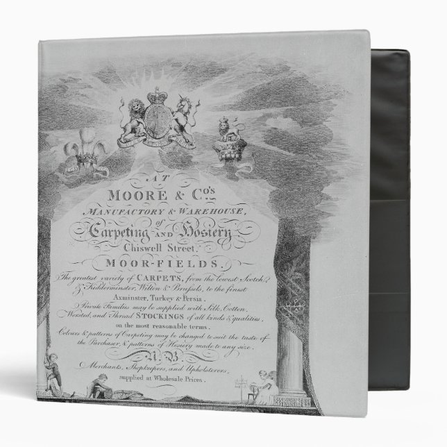 Moore & Co. Trade Card Binder (Front/Inside)