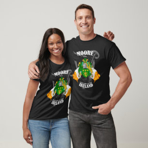Moore Crest Coat of Arms *Add Location* T-Shirt