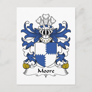 Moore Family Crest Postcard