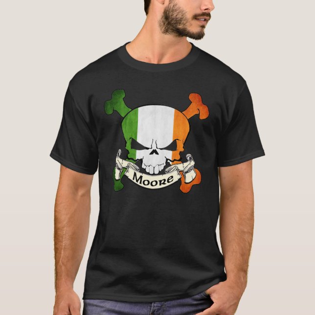 Moore Irish Skull T-Shirt (Front)
