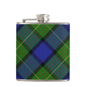 Moore/Muir Tartan Flask