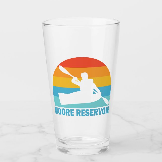 Moore Reservoir New Hampshire Kayak Glass (Front)