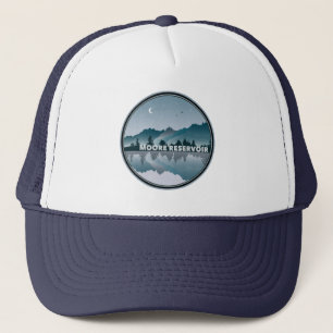 Moore Reservoir New Hampshire Reflection Trucker Hat