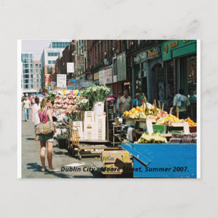 Moore Street Dublin City, Irlande Carte postale de