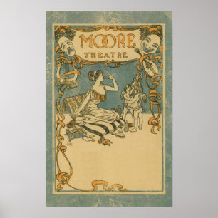 Moore Theatre, Seattle, Washington Poster