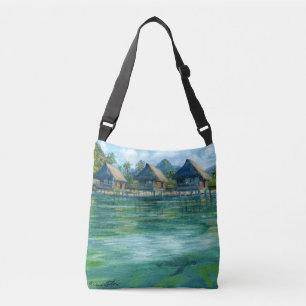 “Moorea Bungelows” Crossbody Bag