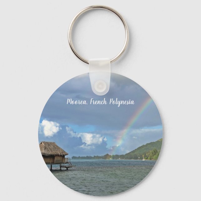 Moorea, French Polynesia Keychain (Front)