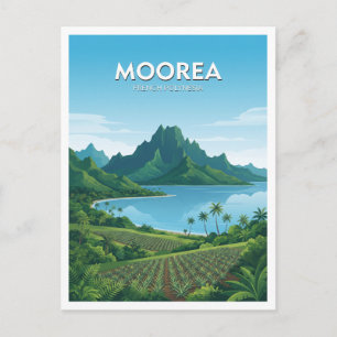 Moorea, French Polynesia Maharepa Postcard