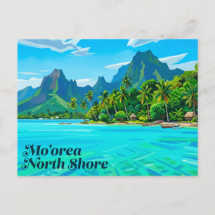Mo'orea North Shore French Polynesia Postcard