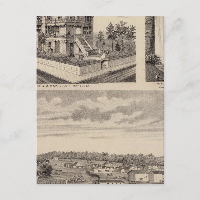 Moorhead Clay County, Minnesota Postcard (Front)