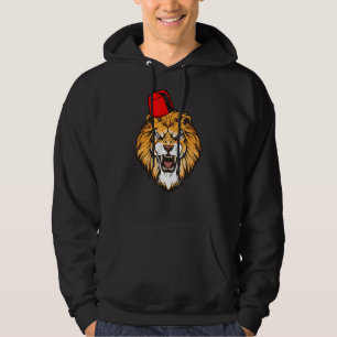 Moorish American Morocco Flag Moroccan Soccer Supp Hoodie
