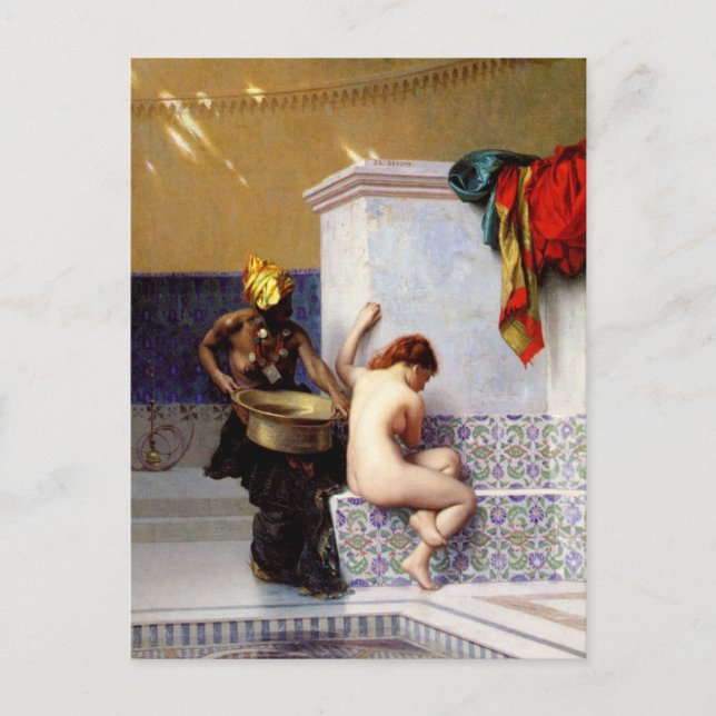 Moorish Bath By Jean-Leon Gerome Postcard (Front)