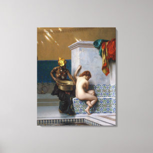 Moorish Bath   Jean-Léon Gérôme   Canvas Print