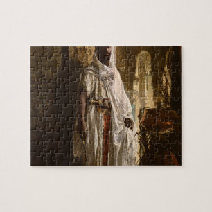 Moorish Chief African Art Painting Portrait Jigsaw Puzzle