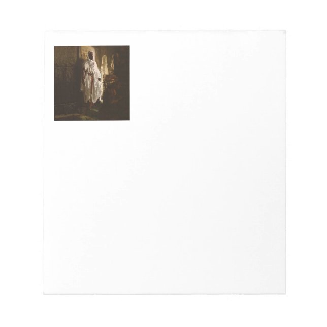 Moorish Chief African Art Painting Portrait Notepad (Front)