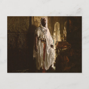 Moorish Chief African Art Painting Portrait Postcard
