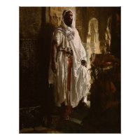 Moorish Chief African Art Painting Portrait