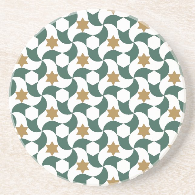 Moorish tile Coaster (Front)