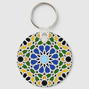 Moorish tile keychain